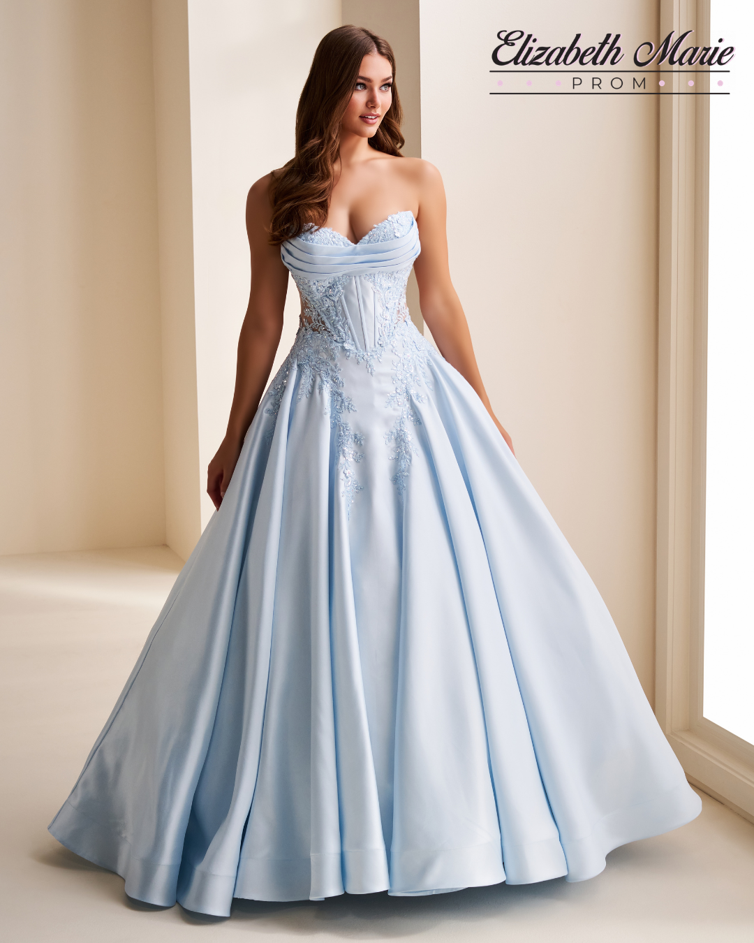 Ellie Wilde - EW37082 - Light blue & Black